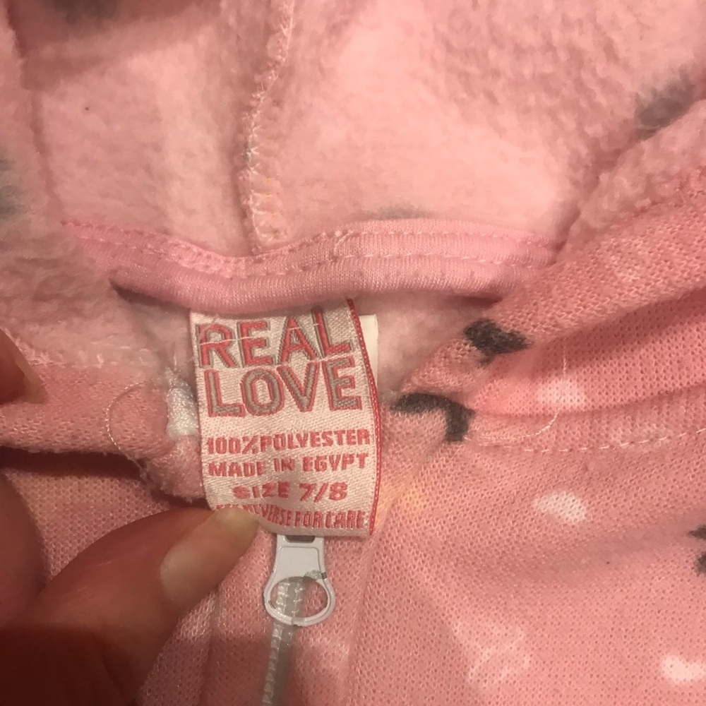 3/15$ Charming Pink Kids Hoodie with Star Design - Picture 3 of 3